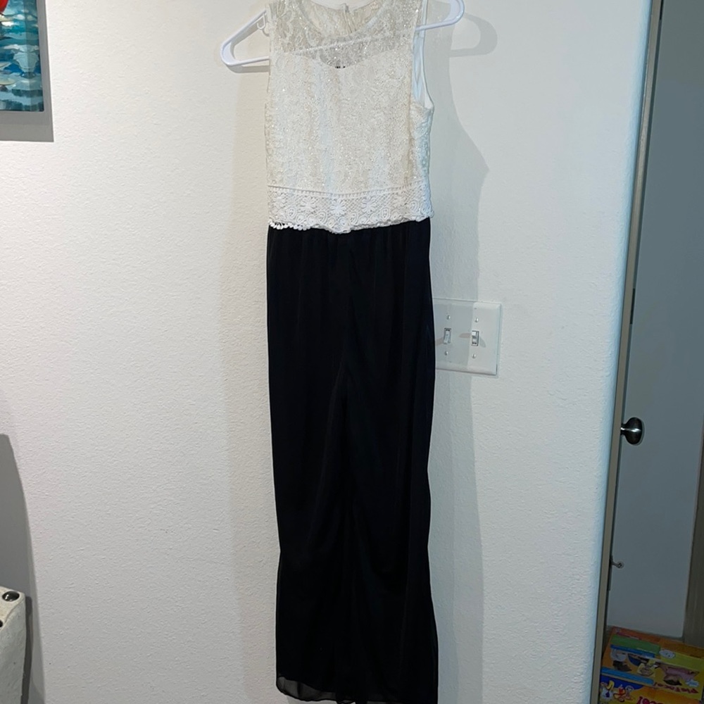 Silky flowing jumpsuit, casual to formal